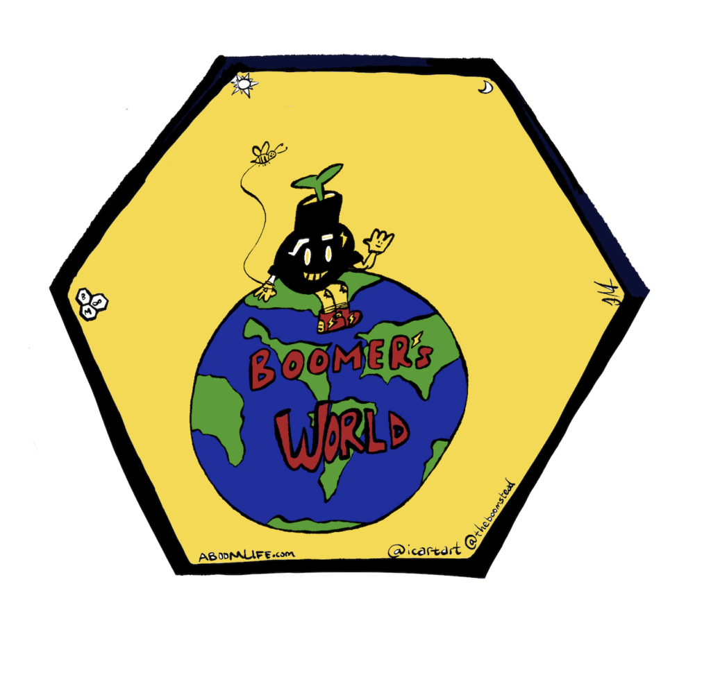 Boomer’s World @ Leevers Locavore Art show by Traci Mitchell  (12/13/23 – thru January 2024)